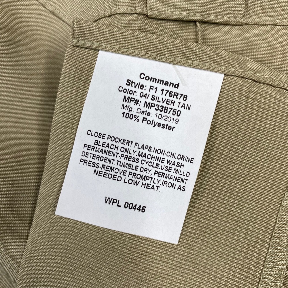 (Lot of 2) Flying Cross Uniform Silver Shirt Tan Short Sleeve Womens Size 48 NEW - Picture 5 of 12